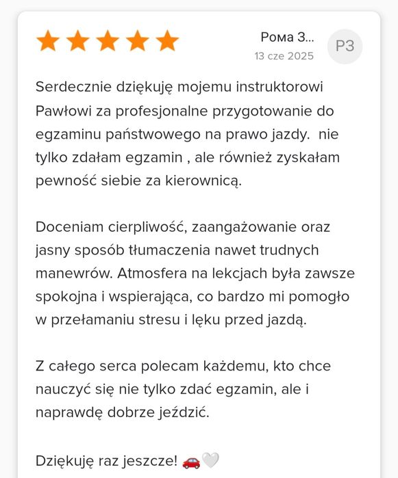 Jazdy doszkalające Warszawa