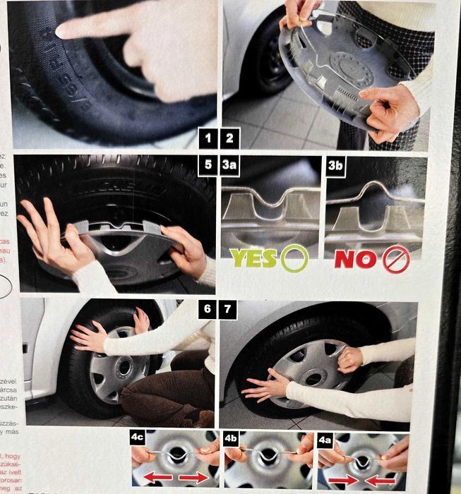 Pack 4 Tampões Auto-caravana / Carrinha Fiat 15" - Novos