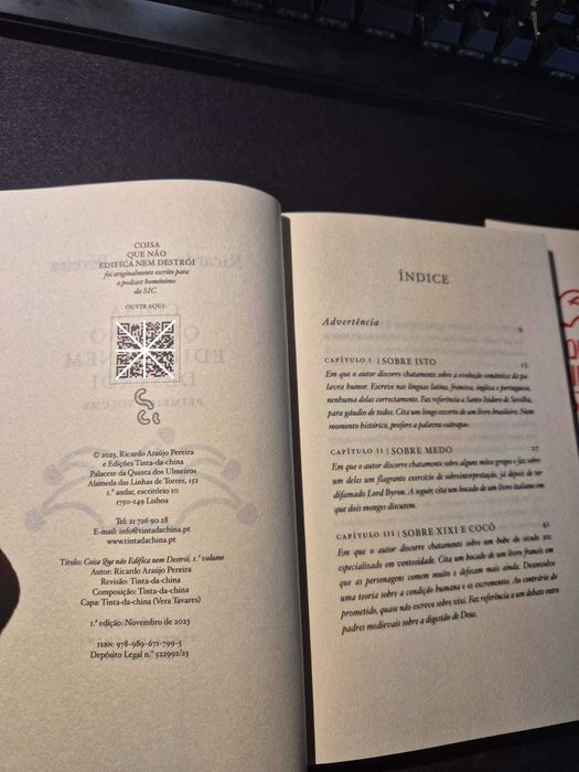 Livro “Coisa que Não Edifica Nem Destrói” - Ricardo Araújo Pereira