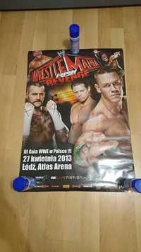 Unikatowy Plakat WWE wrestling all star duży - John Cena, CM Punk
