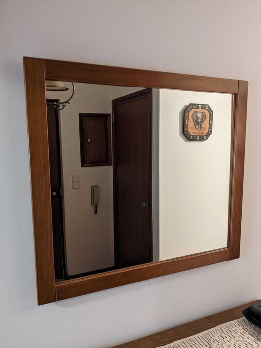 Movel de entrada com espelho
