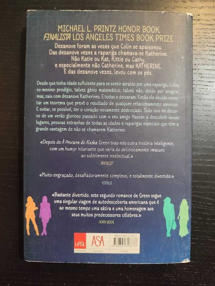 (Env. Incluído) O Teorema de Katherine de John Green