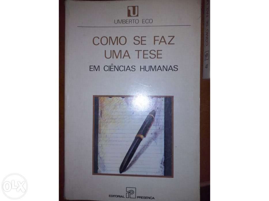 Como se faz uma tese, de Umberto Eco