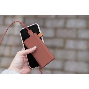 Fresh N Rebel - powerbank 6000mAh USB-C safari red, czerwony - OUTLET