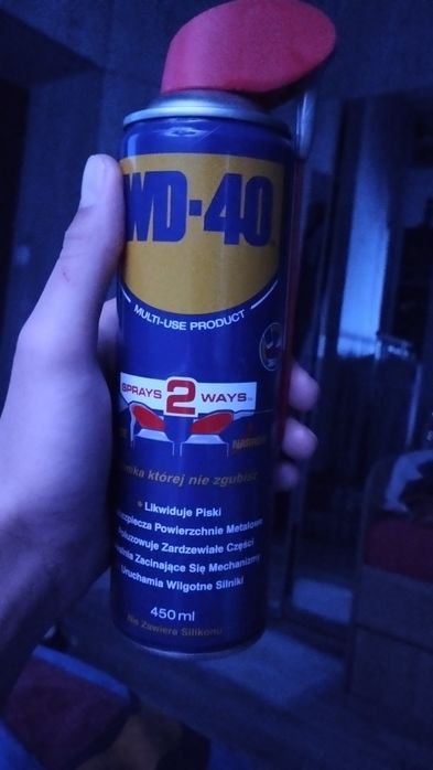 WD40 pusta puszka