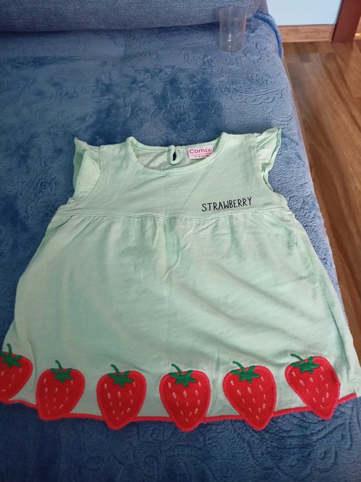 Bluzki dziecięce rozmiar 86 kpl 3 sztuk