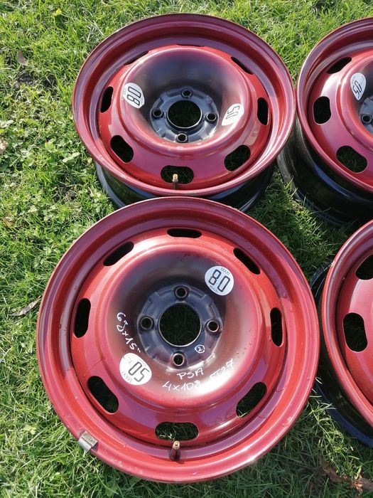 Felgi stalowe 15 cali 4x108 Citroen Peugeot