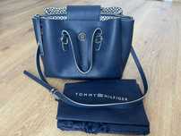 Granatowa shopperka Tommy Hilfiger