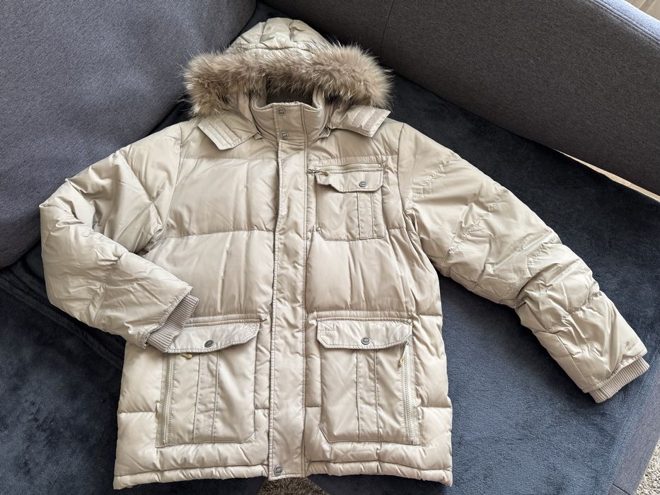 Чоловічий Пуховик Ostin р. XL Зимова куртка (50% пух/50%пірʼя)