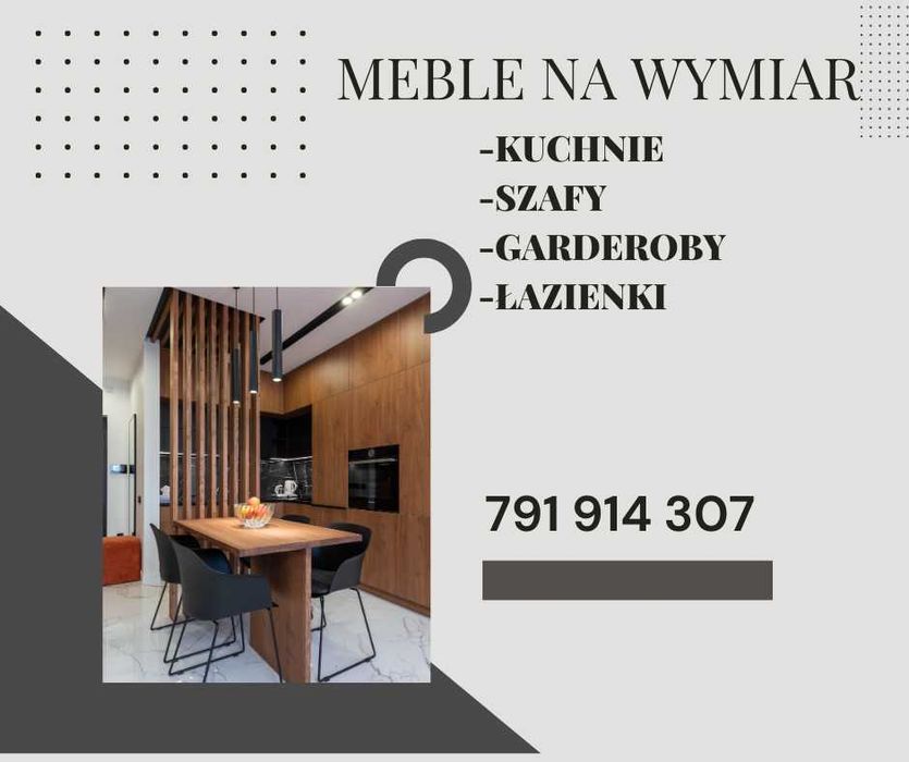 Meble na wymiar zabudowy garderoby szafy przesuwne