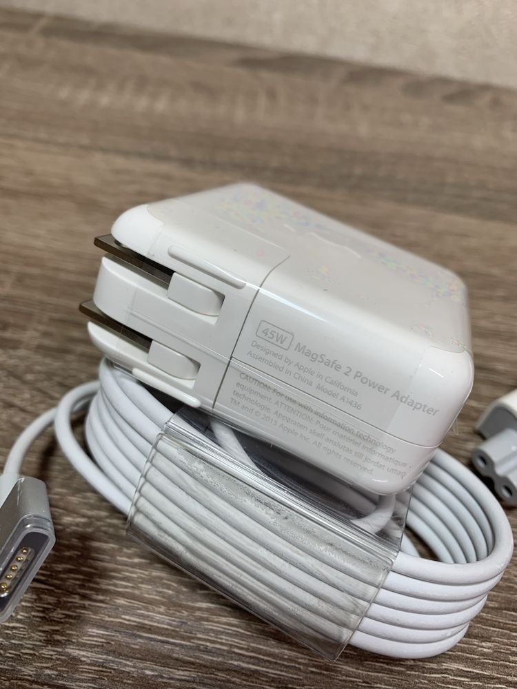 MagSafe 2 45w Open Box оригінальна зарядка для макбука A1436