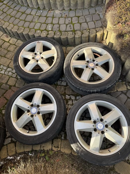 Felgi Koła Mercedes-Benz Oryginalne 5x112 17 Cali Opona