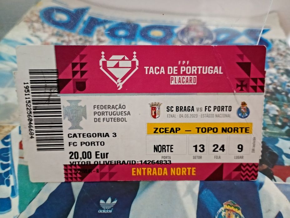 Troco Supertaça e da Taça de Portugal FC Porto Benfica Estrela Amadora
