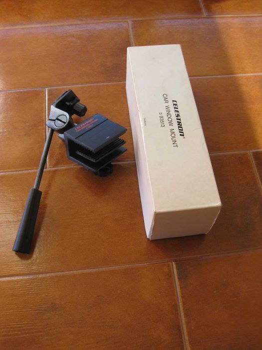 Suporte articulado de camera ou lente Foto ou Video no vidro do carro