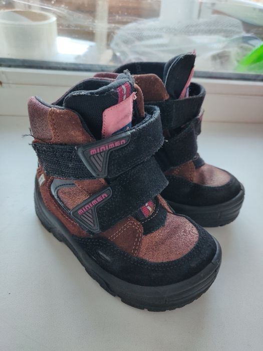 Детские зимние ботинки Minimen дитячі чоботи размер 22, стелька 14 см