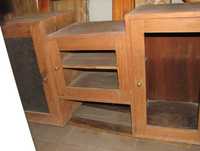 Drewniana przedwojenna nadstawka do kredensu+ szuflady