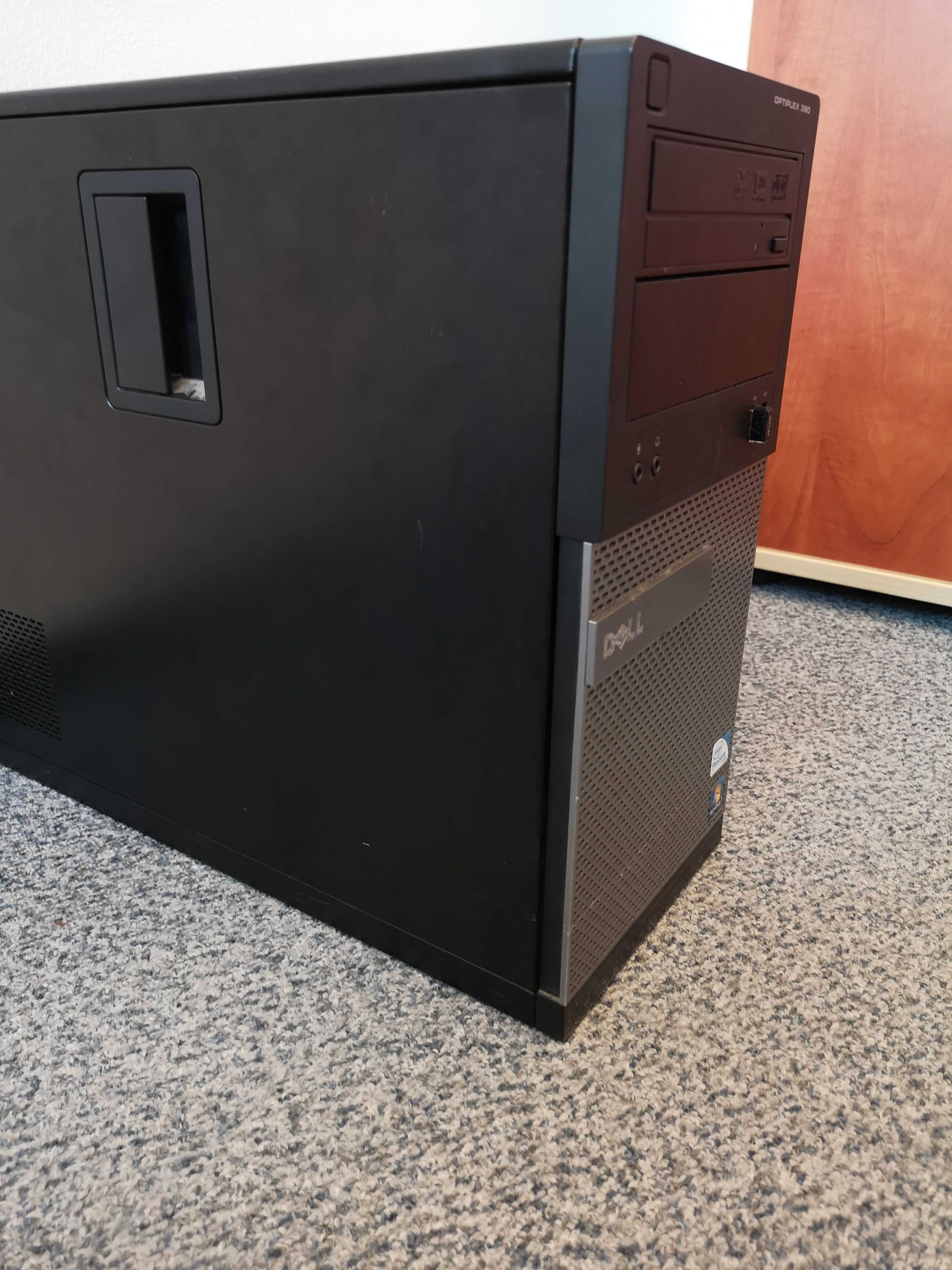 Komputer Dell Optiplex 390 + monitor, myszka, głośniki