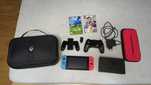 Nintendo Switch + Zelda + Mario Party + pad Pro + etui