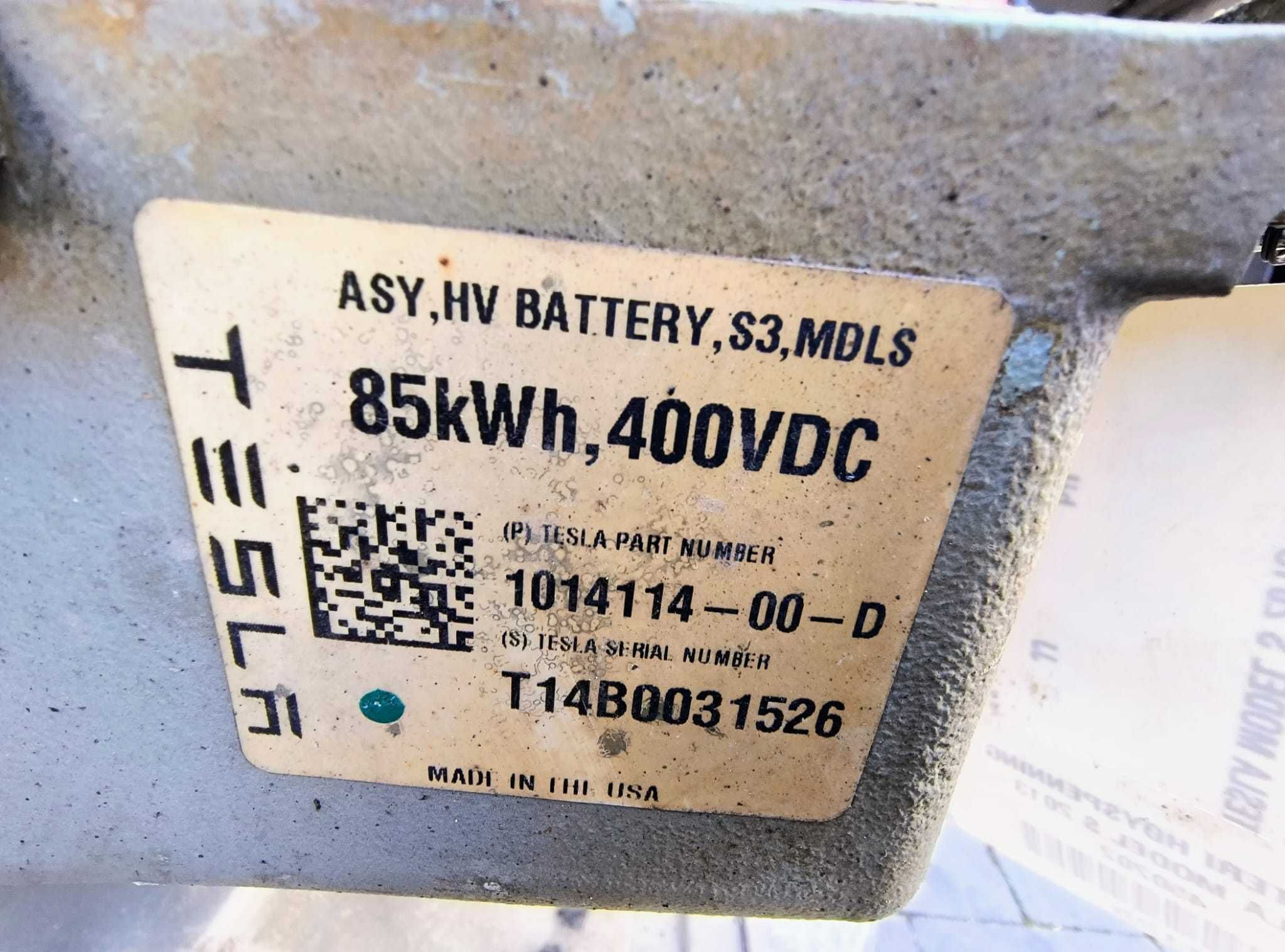 Bateria tesla model s 85kw 2015
