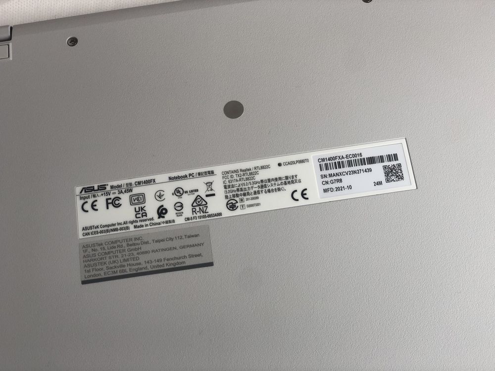 Ноутбук ASUS Chromebook Flip CM1400FXA 2 в 1 Планшет
