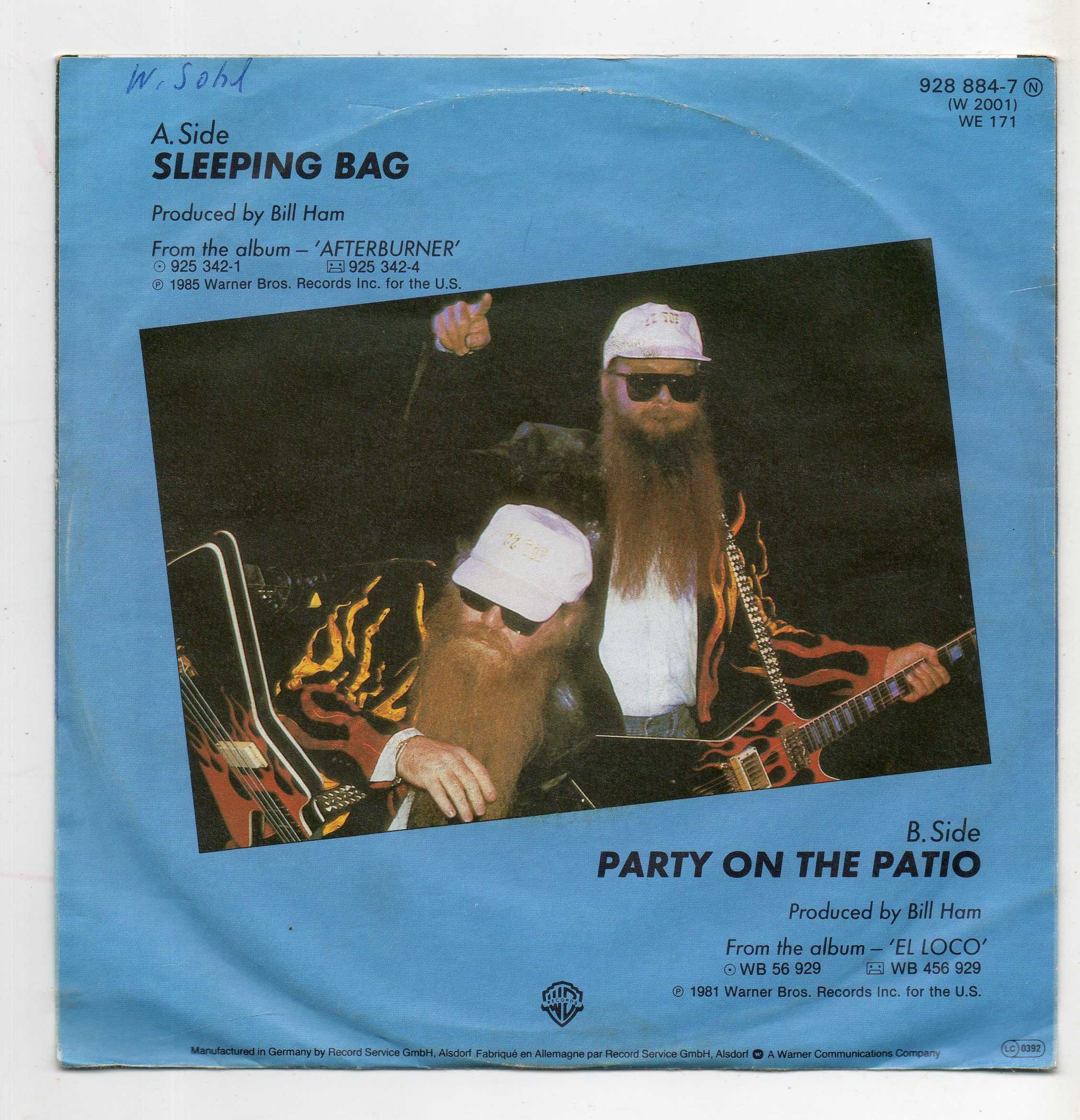 ZZ Top – Sleeping Bag Sp7