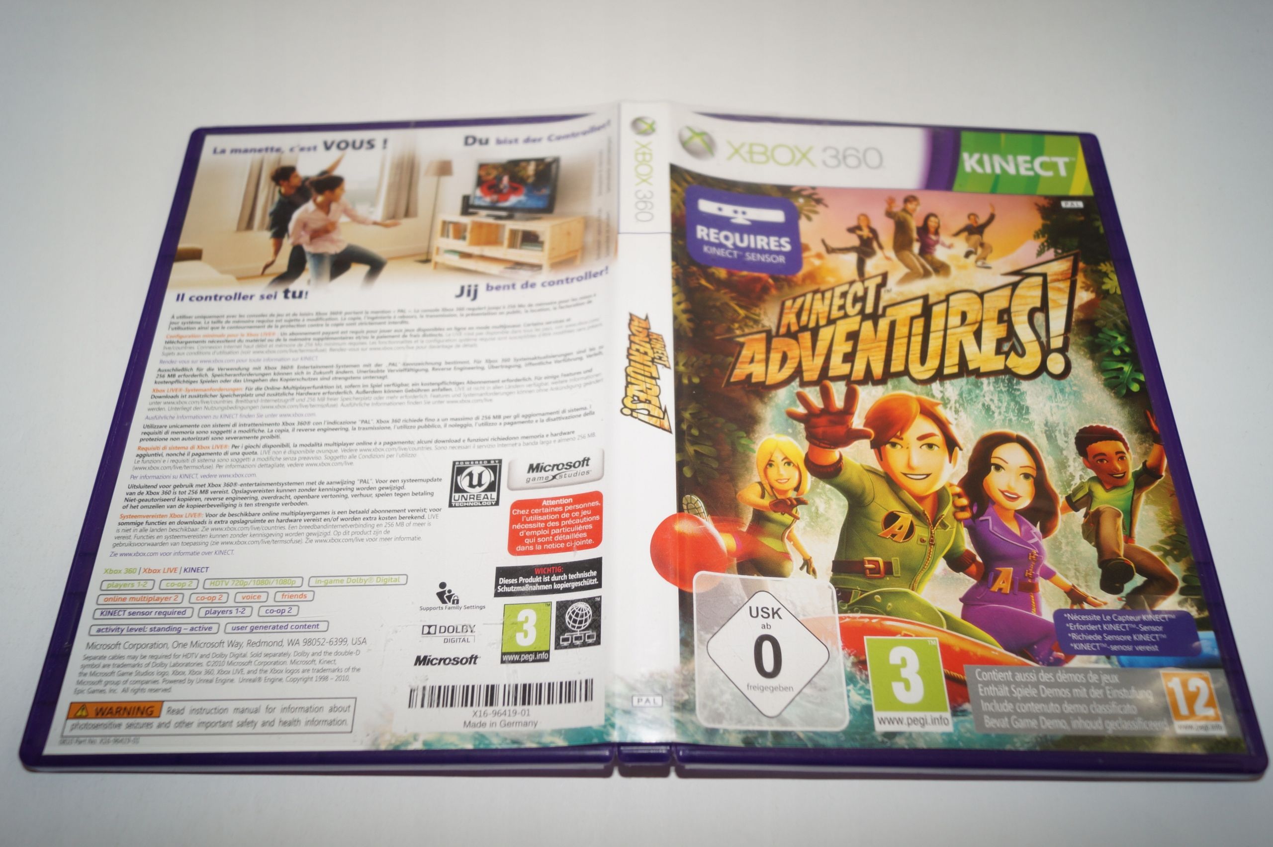 Gra Kinect Adventures X360 Pl Gra Na Kinect
