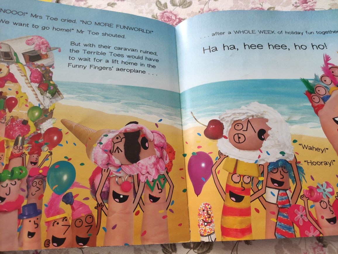 Książka dla dzieci The Funny Fingers po angielsku