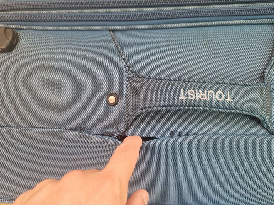 ТОРГ Чемодан Tourist 120л 4 колеса большой под ремонт