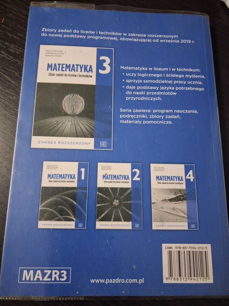Matematyka 3 zbiór zadań