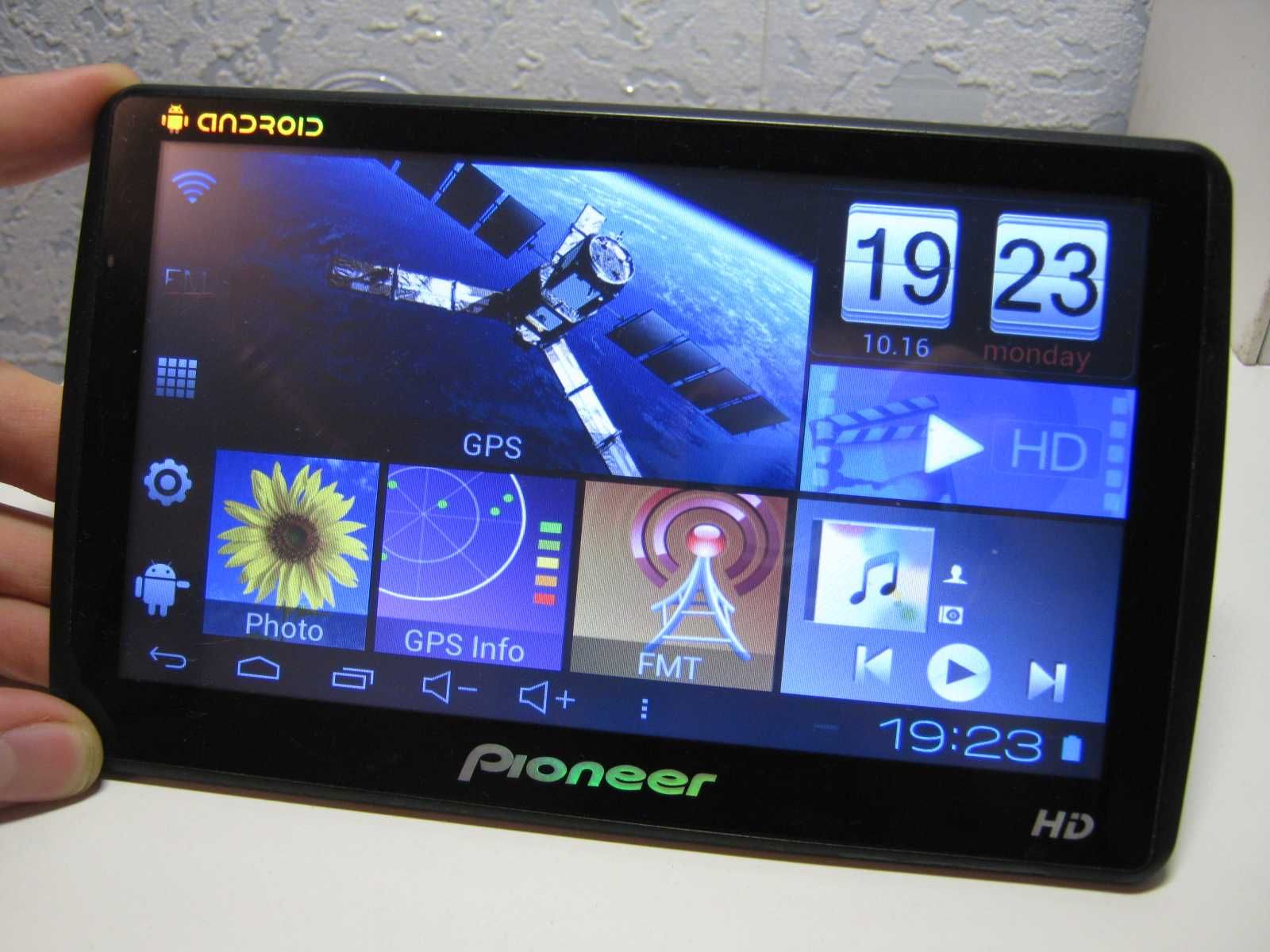 GPS навигатор Pioneer 7’’ HD, ANDROID! Wi-Fi! Карты 2024