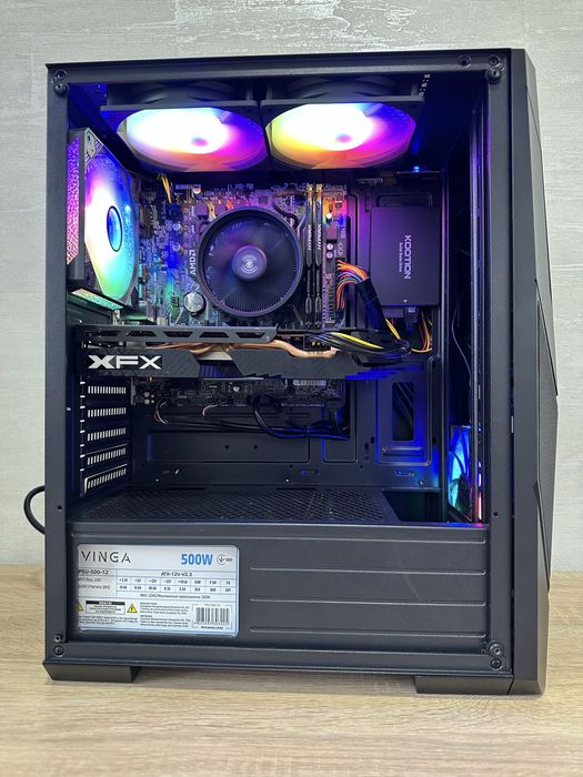 Ігровий ПК Ryzen 5 3500 + RX 580 8GB | 16GB DDR4 | SSD 512GB
