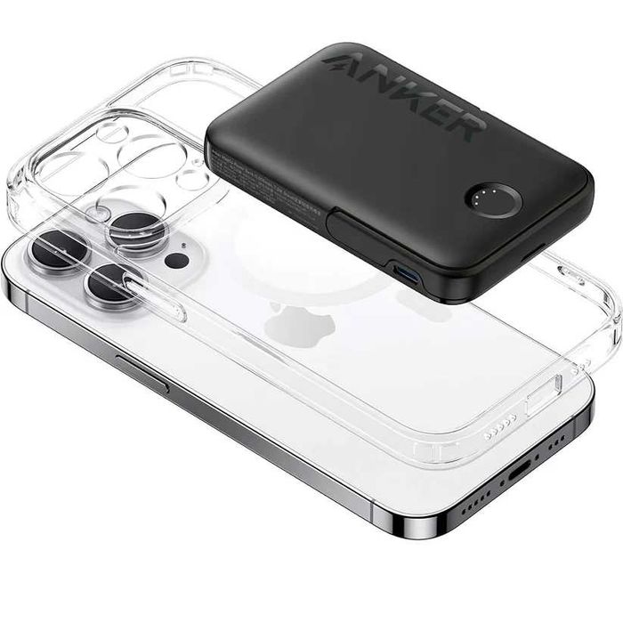 Anker Powerbank 322 MagGo 5000 mAh Carregamento wireless Preto