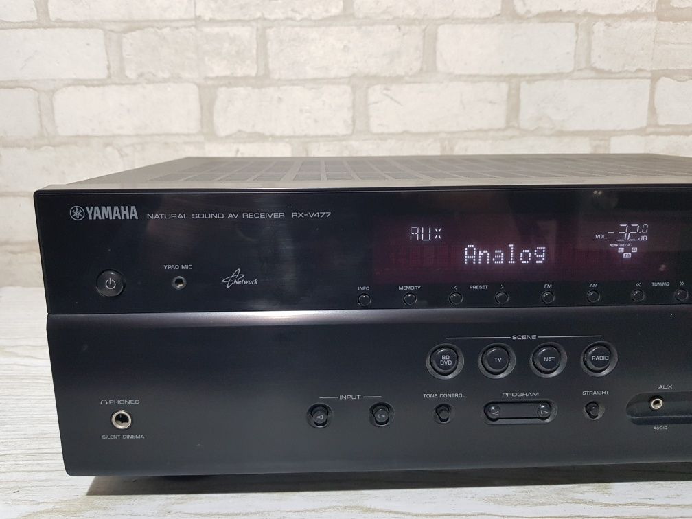 Пульт!5.1AV-Ресивер Yamaha RX-V477 5x115Вт+1 AirPlay USB HDMI 3D