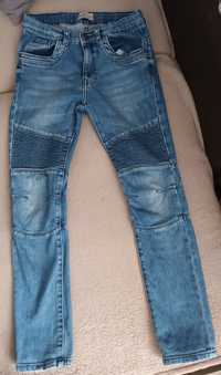 Zara spodnie jeansowe chłopięce 140