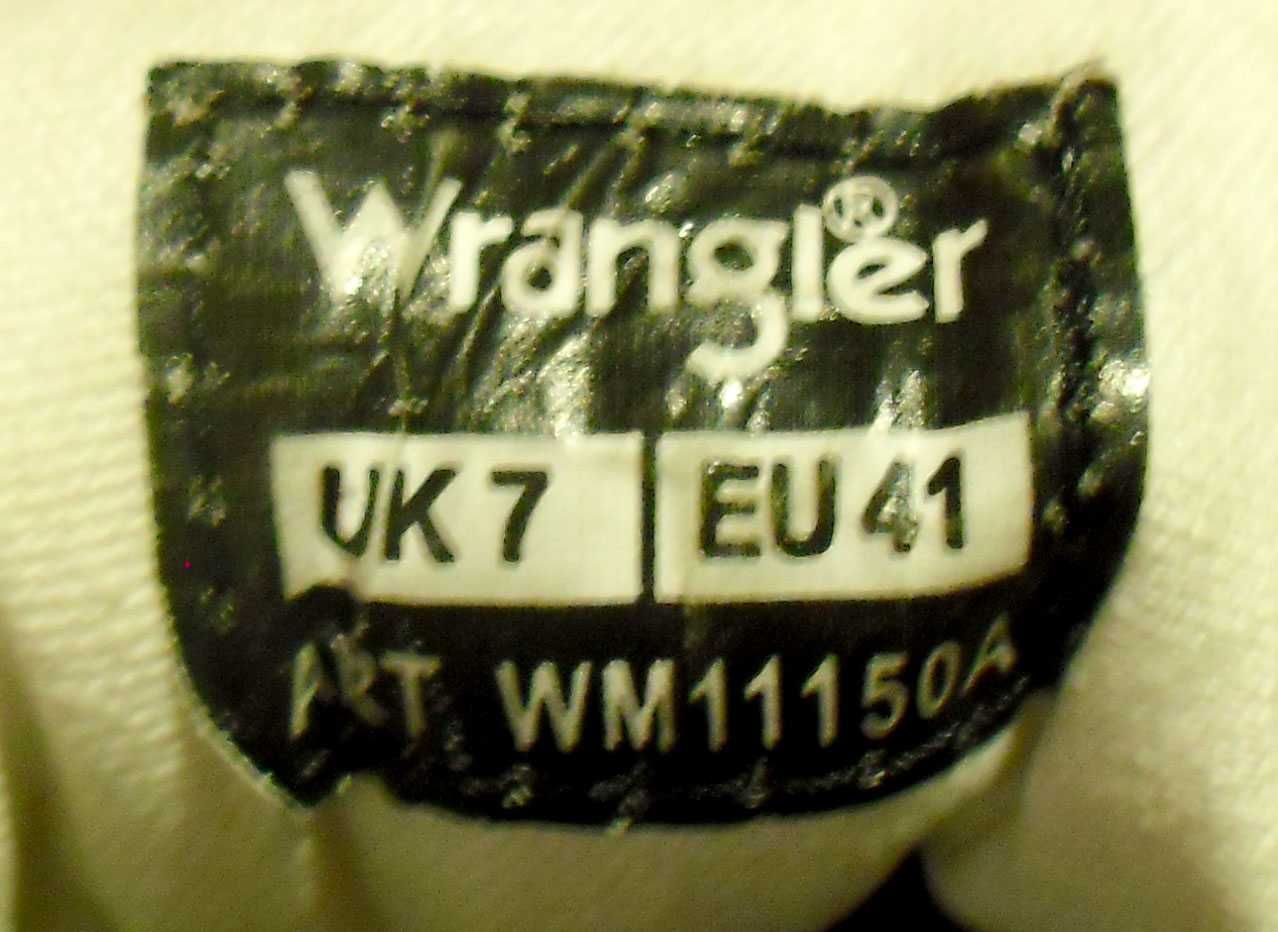 Кожаные кеды Wrangler