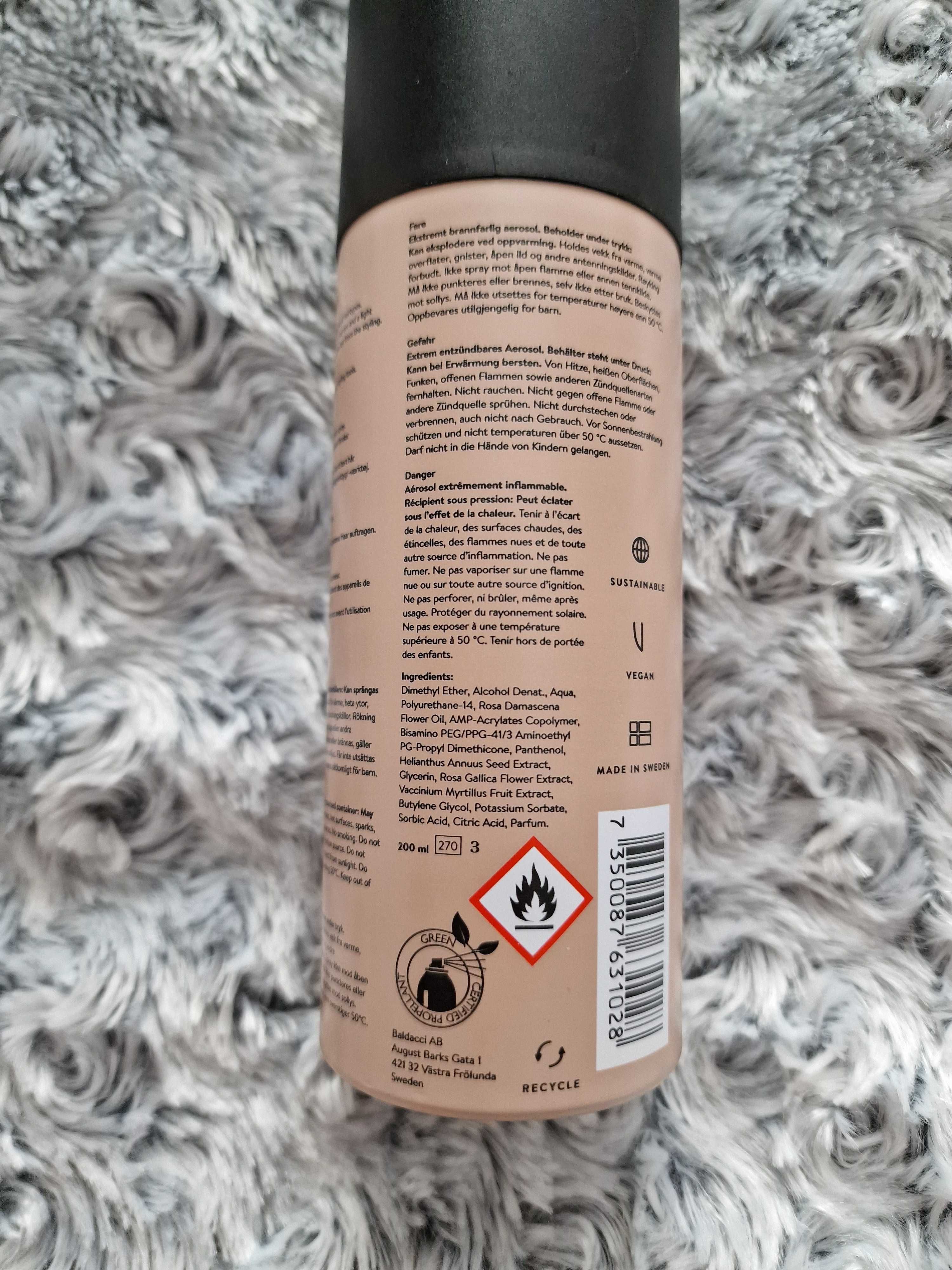 Spray termoochronny Skydda Torr  & Lakier Spraya Lagom Björk