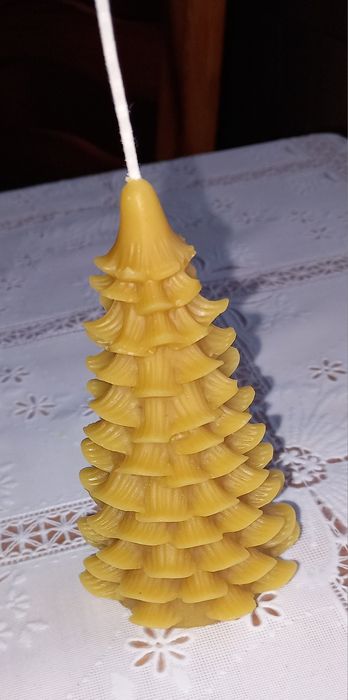 Świeczka z wosku pszczelego