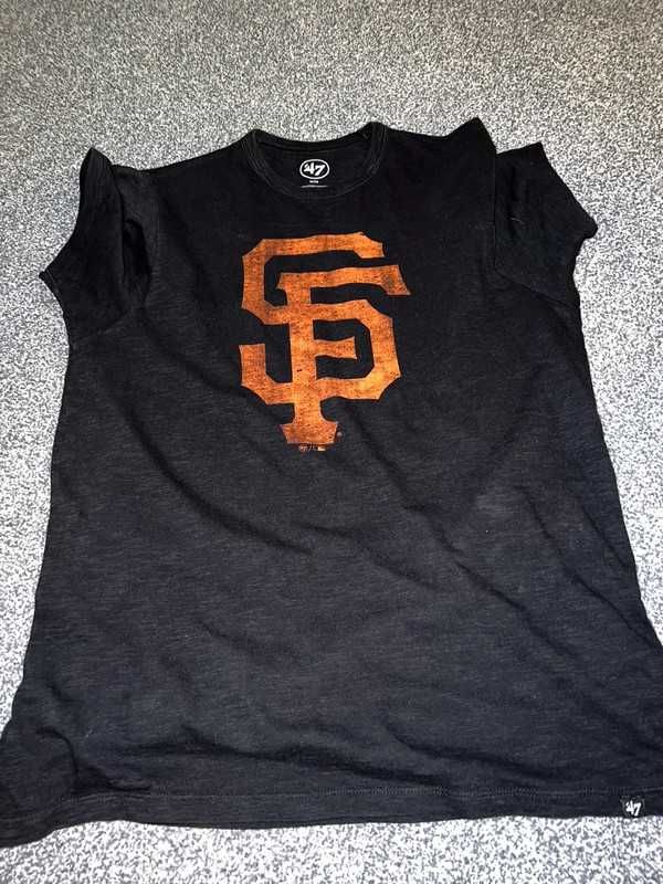 Чорна футболка Brand '47 бейсбольної команди San Francisco Giants