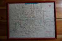 Plan mapa metro bus autobus komunikacja Londyn London