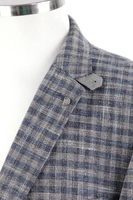 DIGEL чоловічий картатий трикотажний піджак. Оригінал. (29)