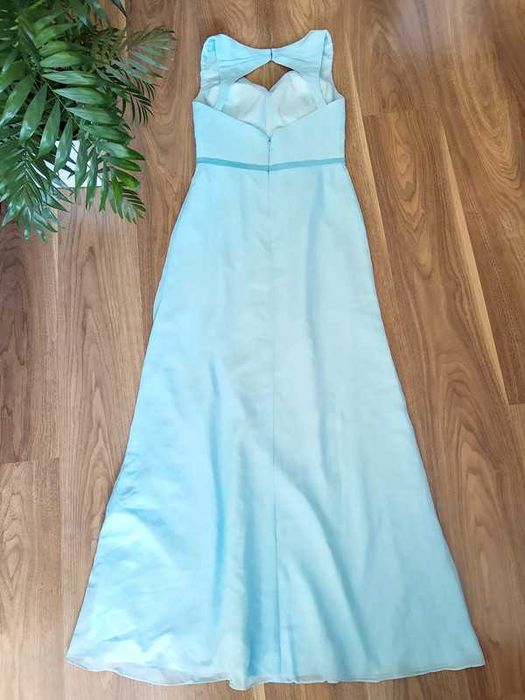 Suknia z rozcięciem na nogę długa wesele studniówka dla świadkowej