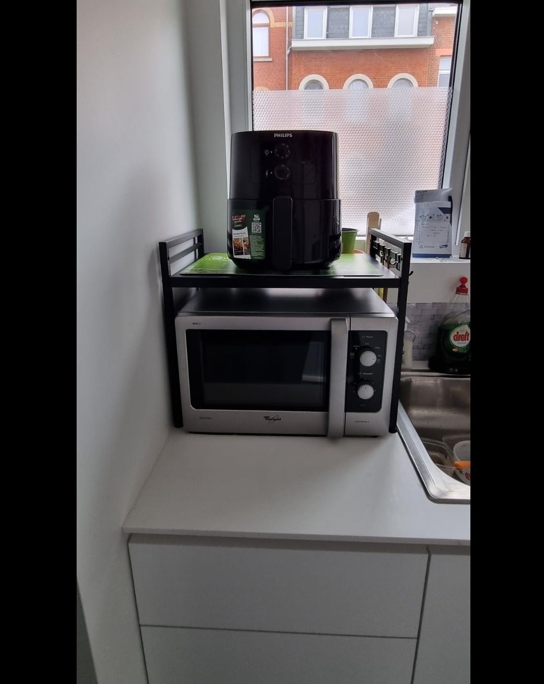 Nowa kuchenna półka nadstawka na mikrofalówkę airfryer ekspres na blat
