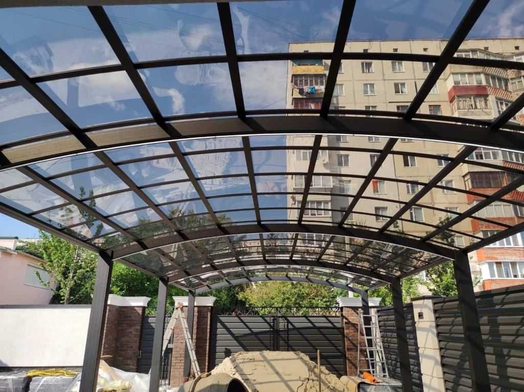 Навес для авто, металлоконструкции всех видов, террасы