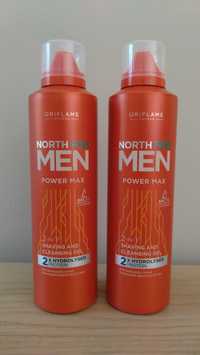 Oriflame Żel do golenia i mycia twarzy North For Men PowerMax - 2 szt.