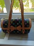 Torebka Louis Vuitton kuferek vintage multicolor