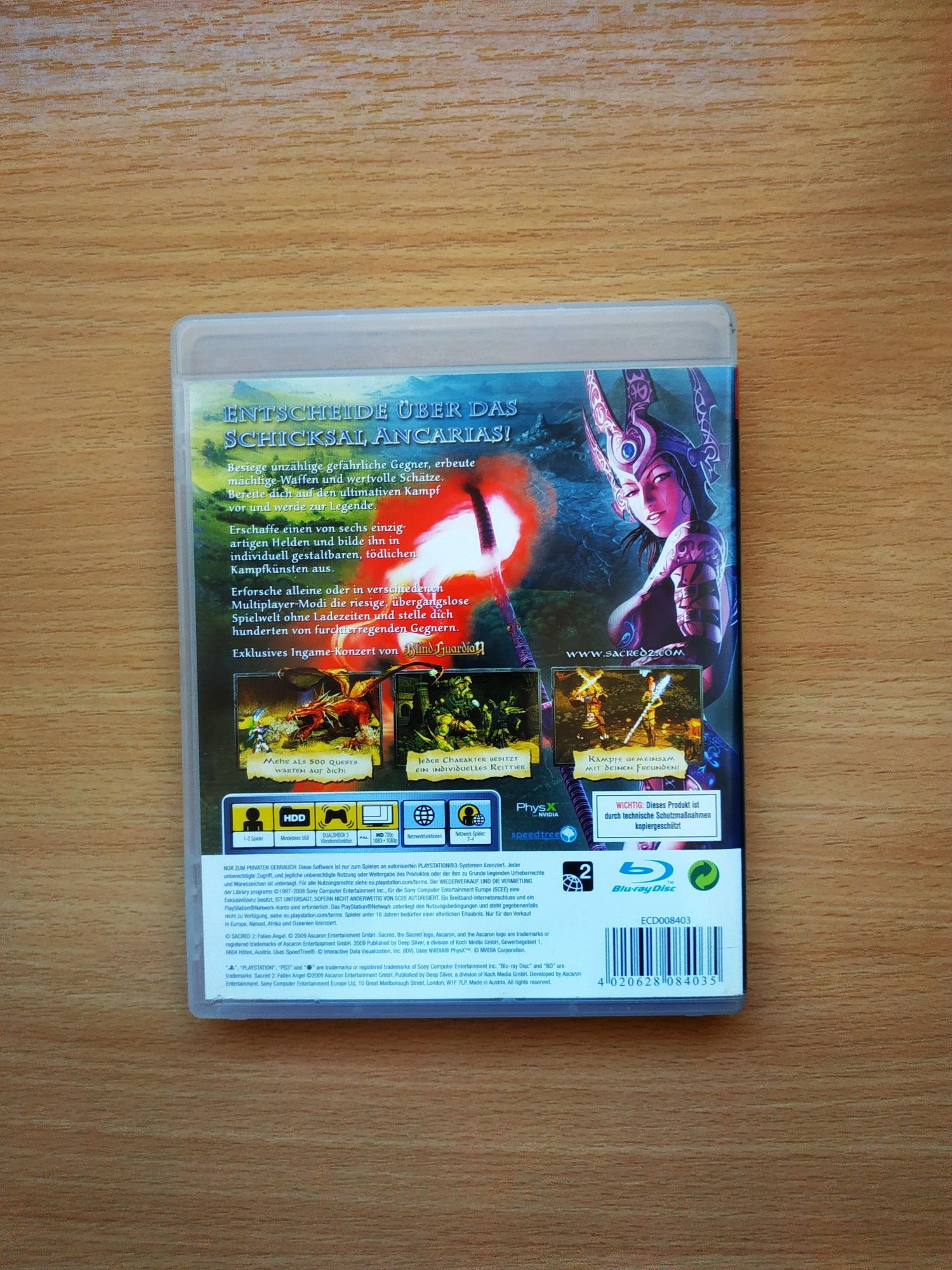 Sacred 2 ps3,#,stan bardzo dobry, możliwa wysyłka przez olx