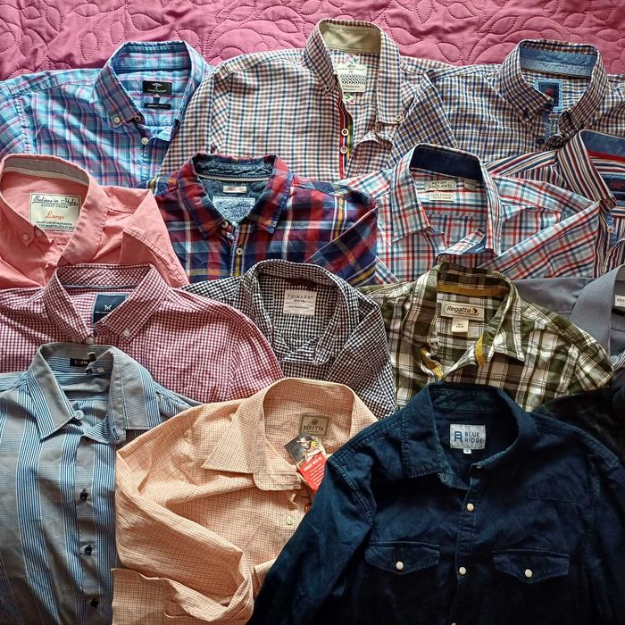 Сорочка, рубашка мужская  с коротким и длинным рукавом, бренд, размер