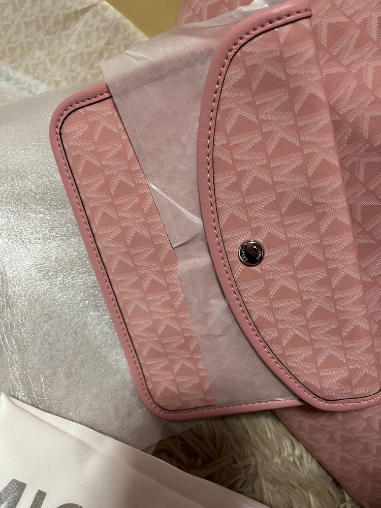 Michael Kors torebka torba duża Eliza monogram logowana z saszetka