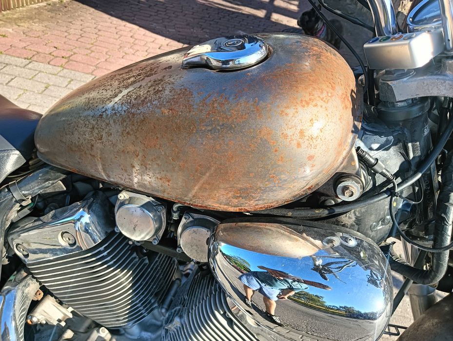 Yamaha Virago 535 "Mad Max" po serwisie