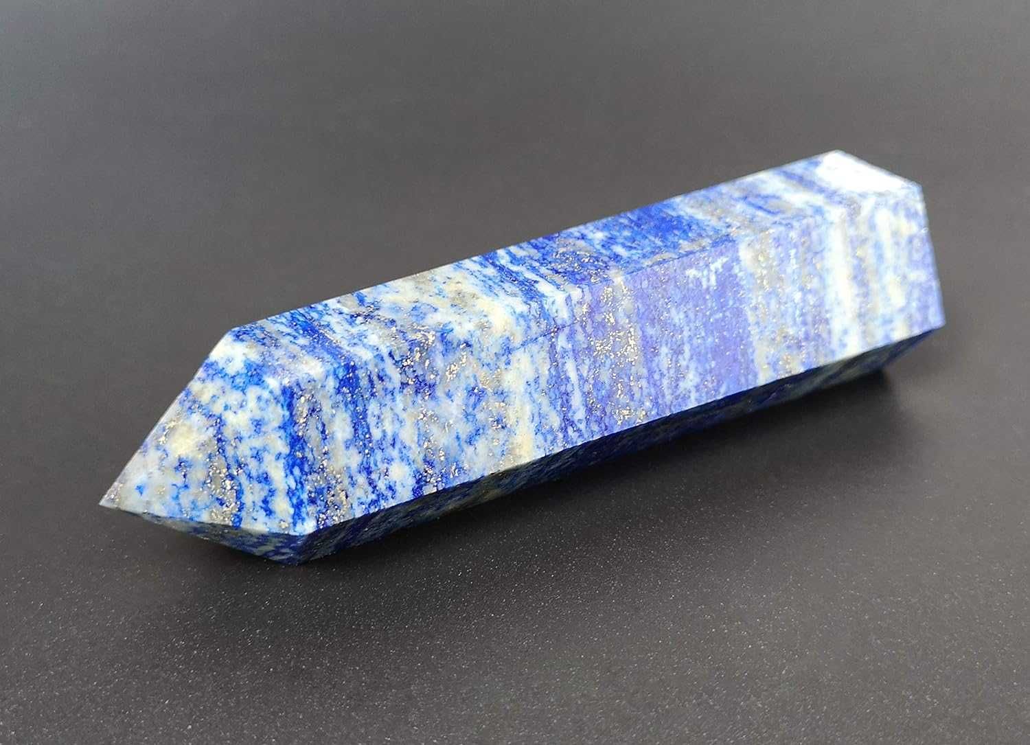 LAPIS LAZULI - obelisk 60 - 80 mm kamień naturalny